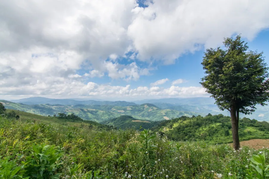 view of burma from road 1149
