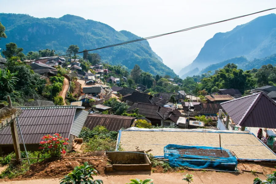 overall view of ban pha hi village in 2015
