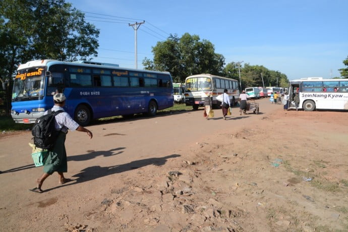bus yangon pathein birmanie