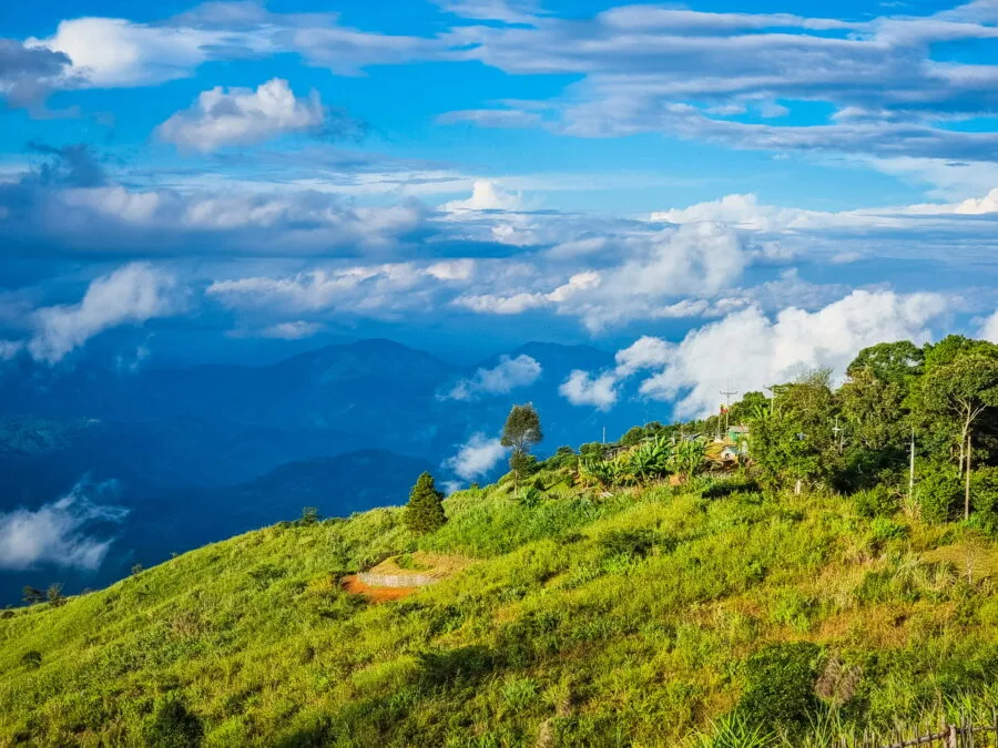 view of burmese outpost doi chang moob