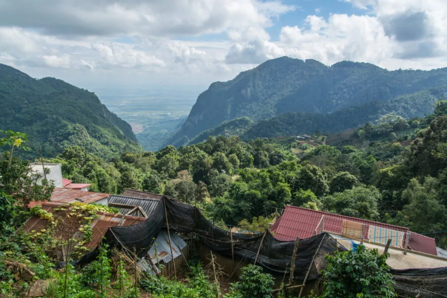 view of valley from ban pha hi village