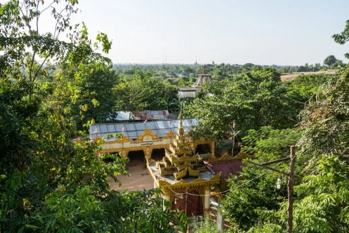 bago snake temple burma