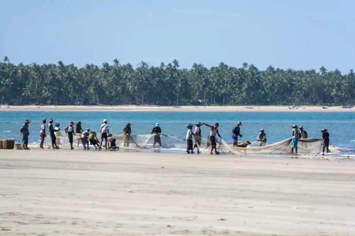 motorbike chaung tha ngwe saung burma