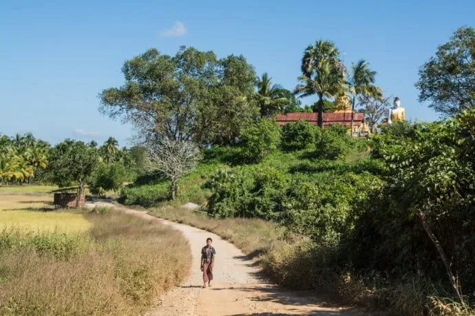 motorbike chaung tha ngwe saung burma