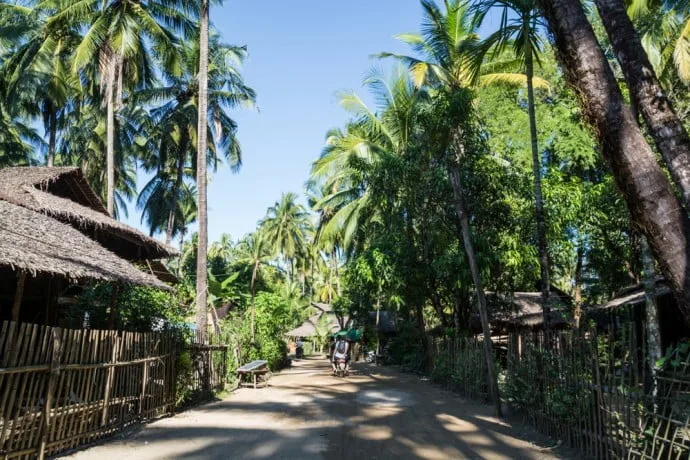 motorbike chaung tha ngwe saung burma