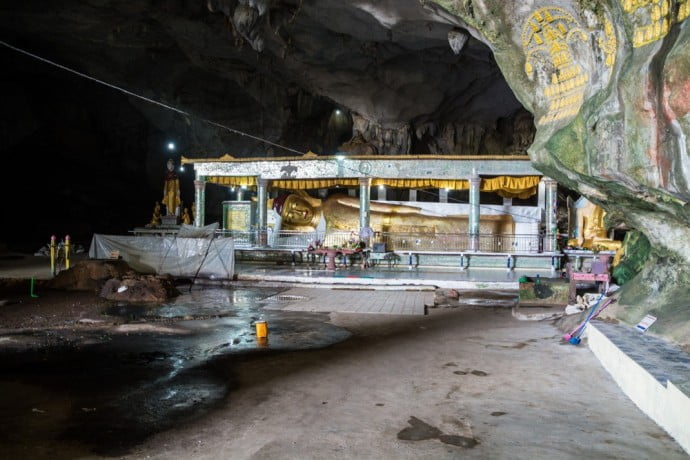bouddha grotte saddan hpa an birmanie