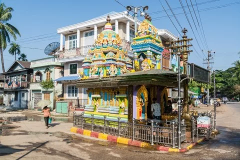 Mawlamyine Street Burma