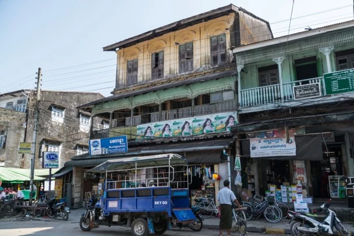Mawlamyine Street Burma