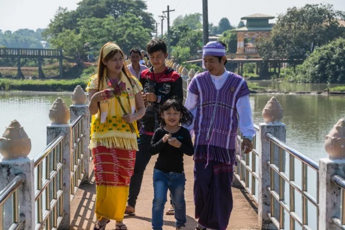 Kyauk Ka lat Hpa Pagoda An Burma