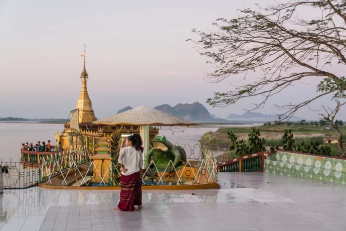 Shwe Yin Myaw Hpa Pagoda in Burma