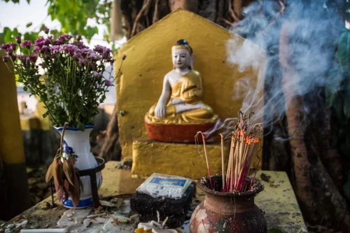 Shwe Yin Myaw Hpa Pagoda in Burma