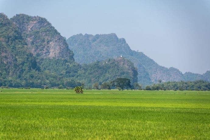 paysage hpa an birmanie