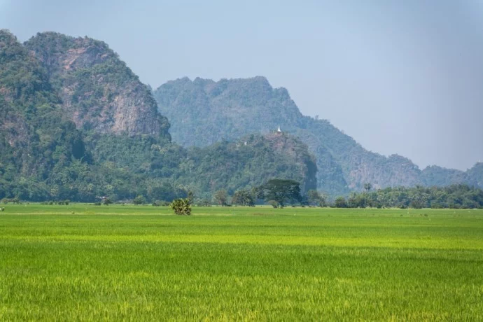 hpa landscape in burma