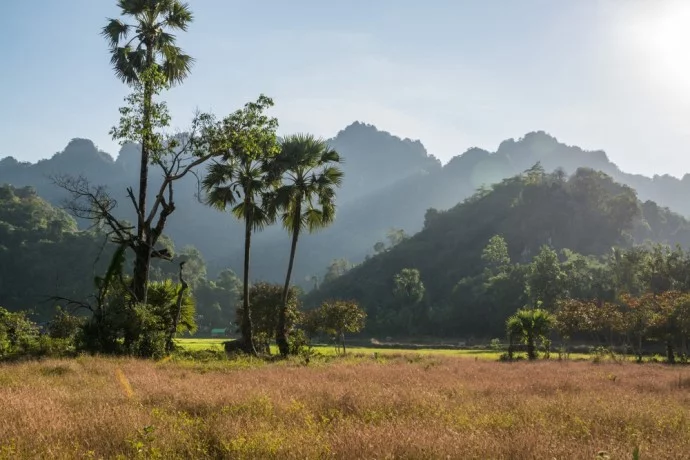 hpa landscape in burma