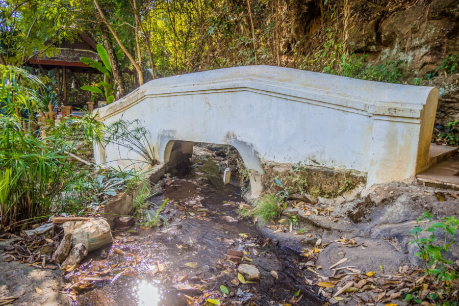 small bridge at wat pha lat doi suthep chiang mai