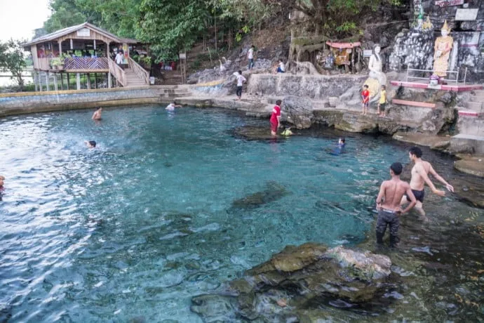 lakkana hpa natural pool in burma