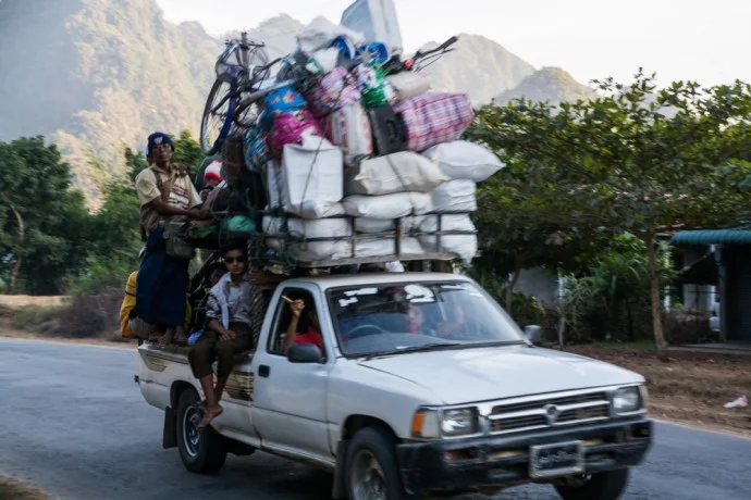 hpa road in burma