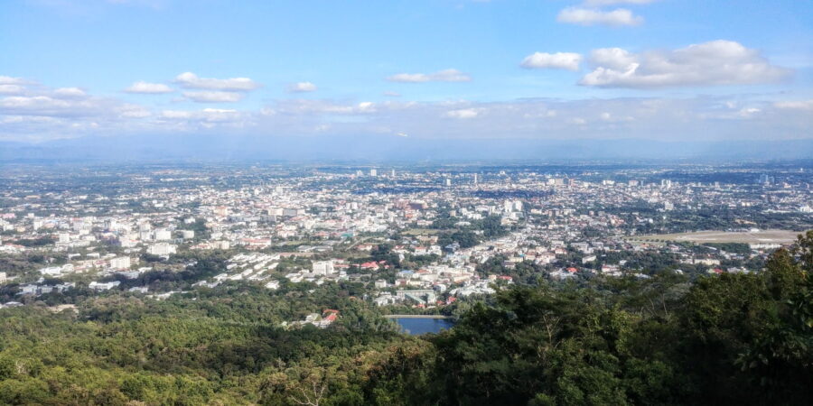 chiang mai view doi suthep viewpoint