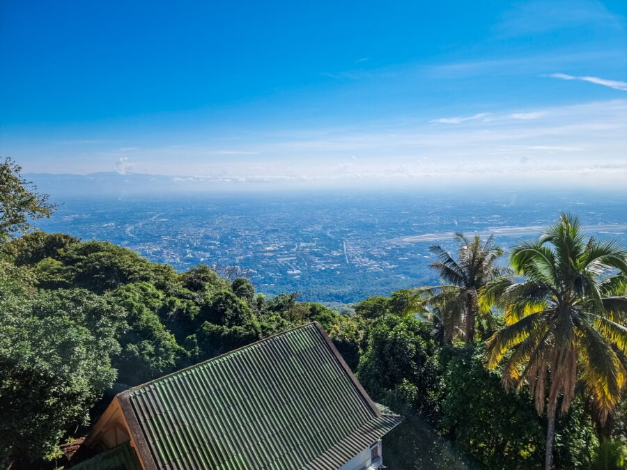 clear view from Wat Phra That Doi Suthep