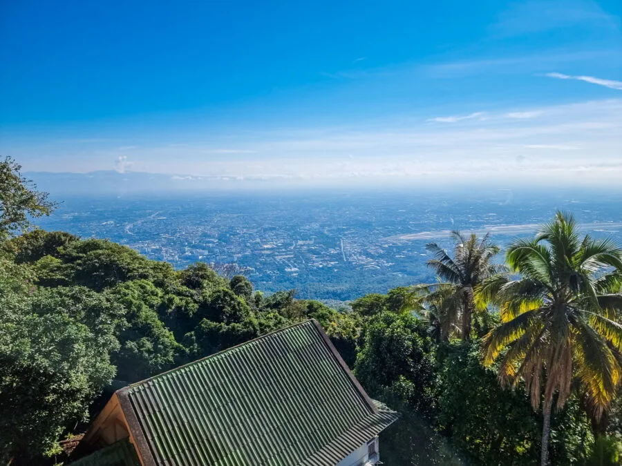 clear view from Wat Phra That Doi Suthep