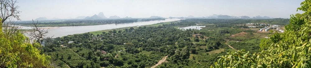 view of mount hpan pu hpa in burma