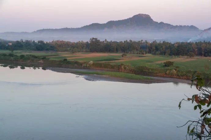 mist river salouen hpa an burma