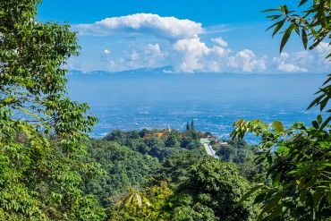 vue sur le wat phra that doi suthep