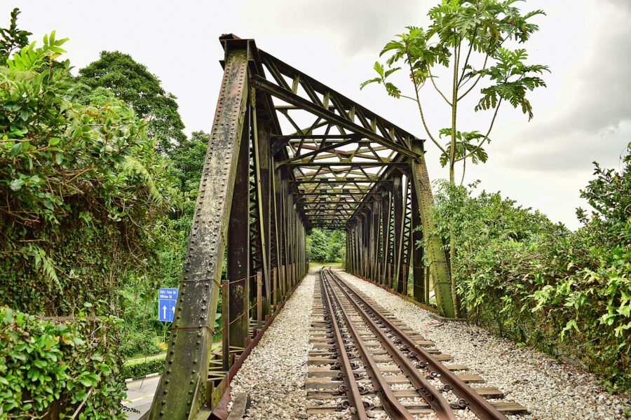 ancien rail bukit timah reserve singapour