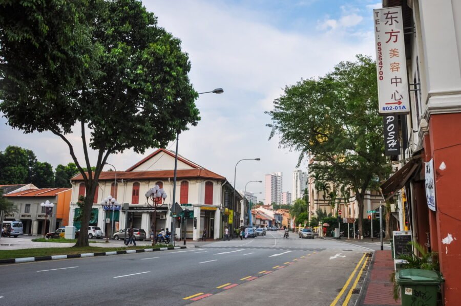 arrivee sur arab street singapour