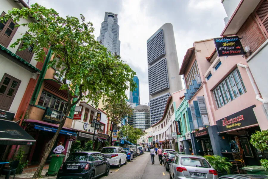 in the heart of the boat quay district singapore