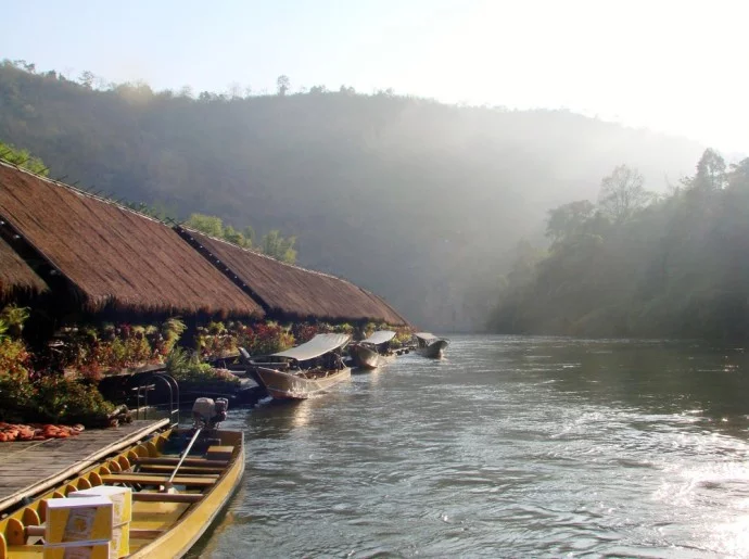 floating hotel river kwai kanchanaburi
