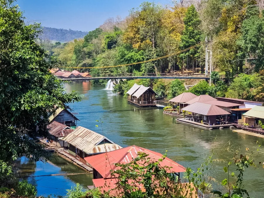 landscape at sai yok yai kanchanaburi national park