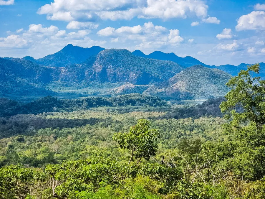 landscape along walk hellfire pass kanchanaburi