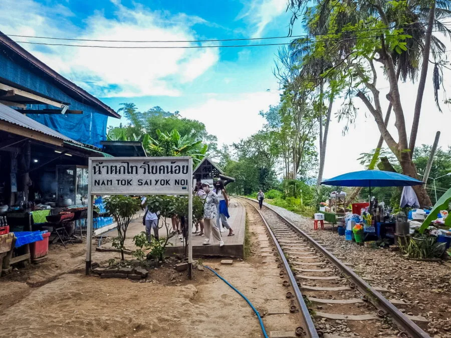 small station sai yok noi kanchanaburi