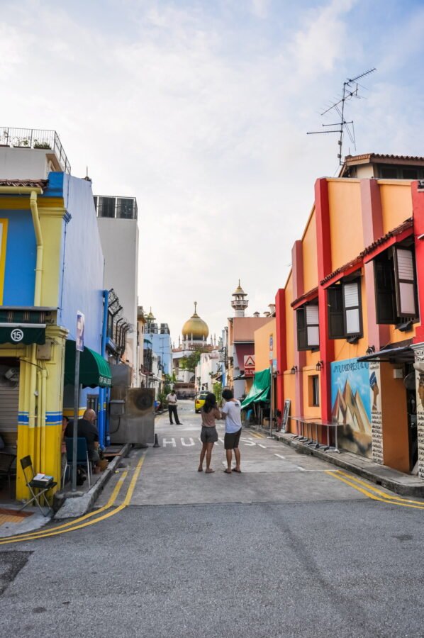 ruelle coloree du quartier arabe de singapour