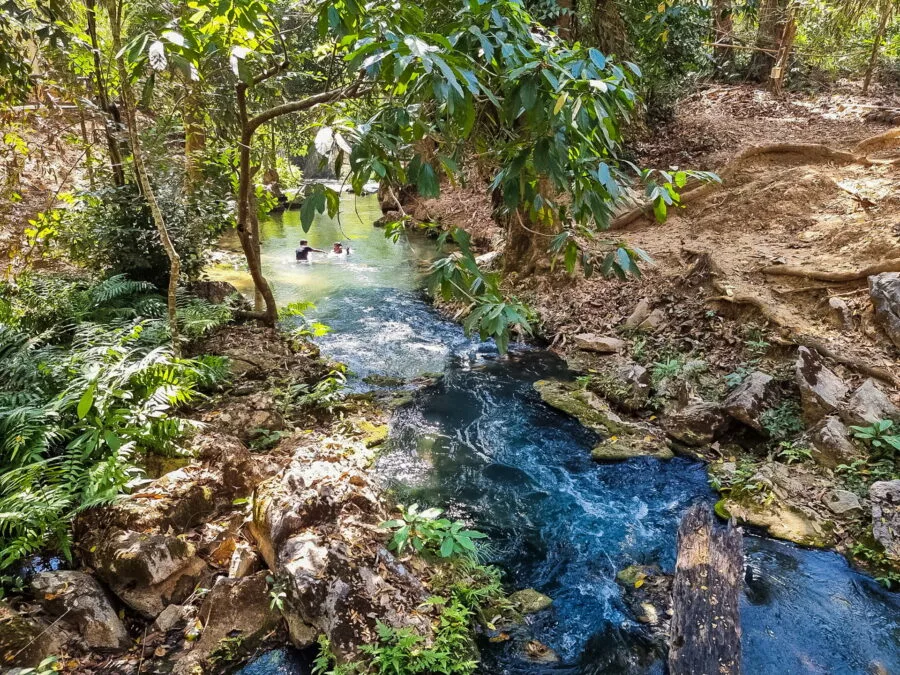 stream at sai yok yai kanchanaburi national park
