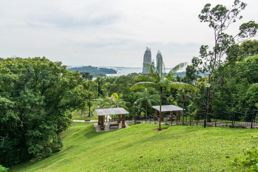 vue depuis mont faber singapour