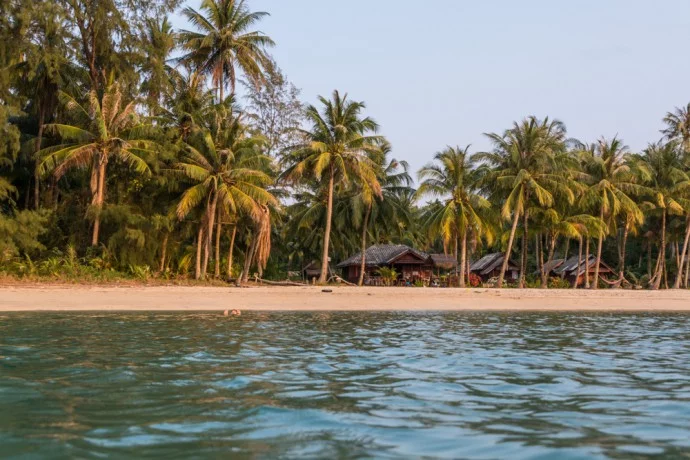 evening swim on Ao Suan Yai Koh Mak beach