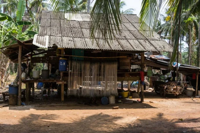 wooden house on stilts, Ko Mak, Thailand