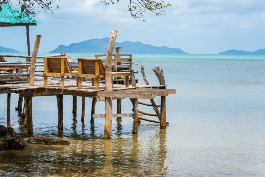 terrasse sur mer au green view resort ko mak