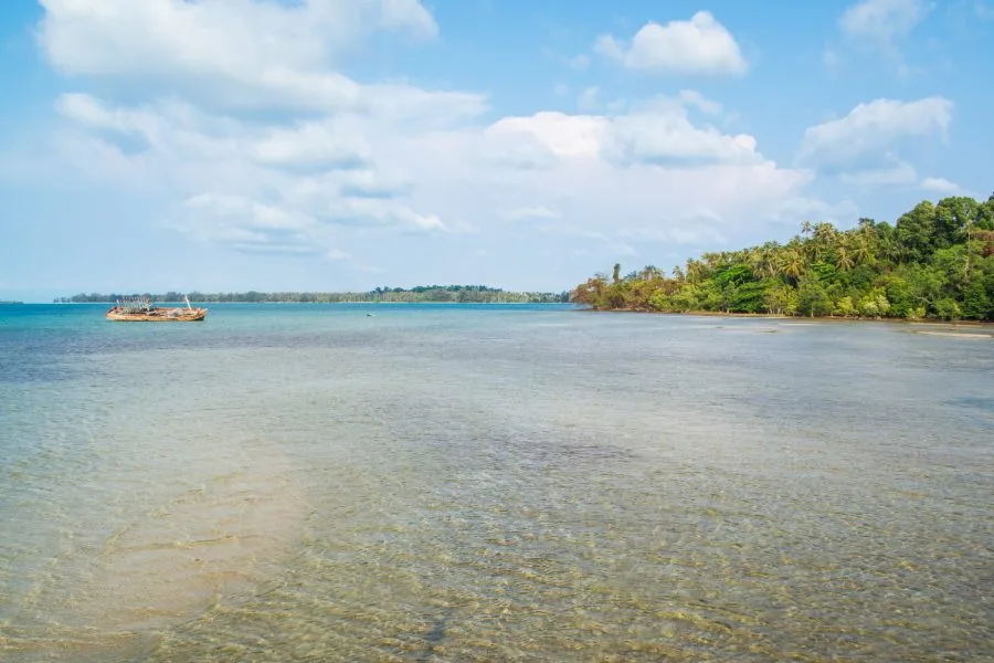 View of Ao Tan beach from the Cinnamon Art Resort and Spa Koh Mak