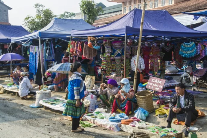 Bac Ha market Vietnam