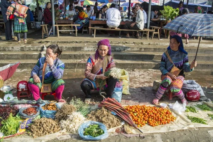 Bac Ha market Vietnam