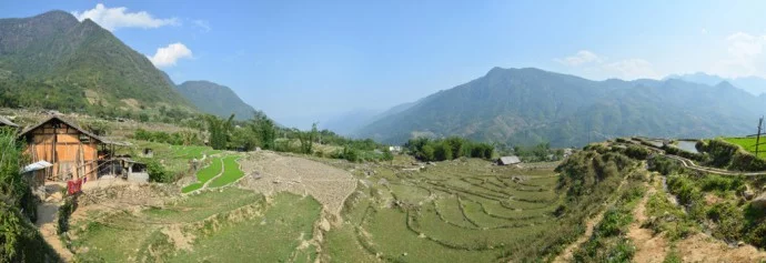 hmong village hau thao sapa vietnam
