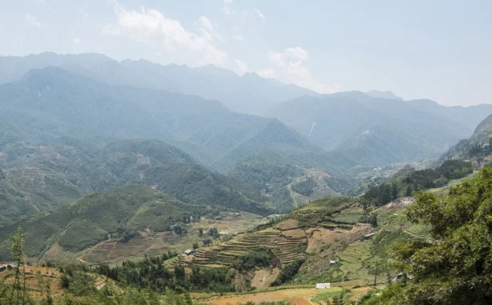 valley near sapa vietnam