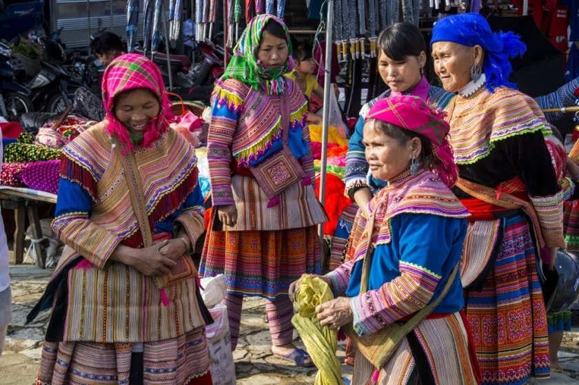 marche bac ha flower hmong nord vietnam