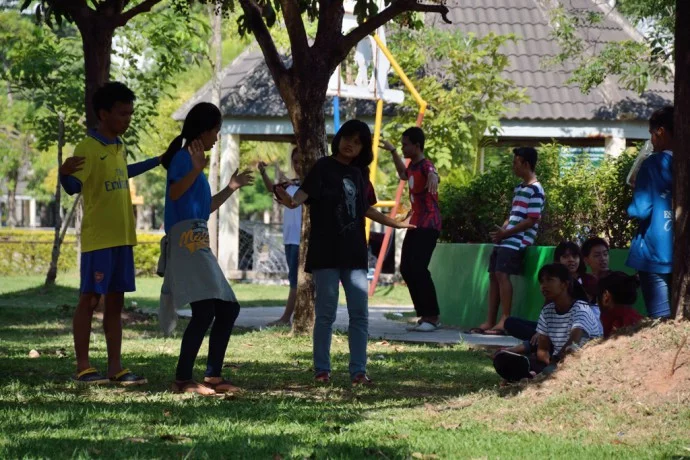 Mukdahan park issan Thailand