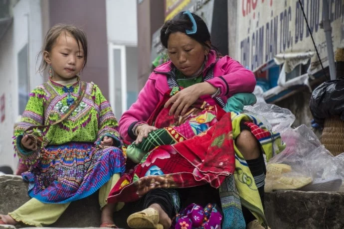 Sapa Hmong market Vietnam