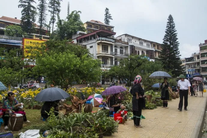 Sapa market Vietnam