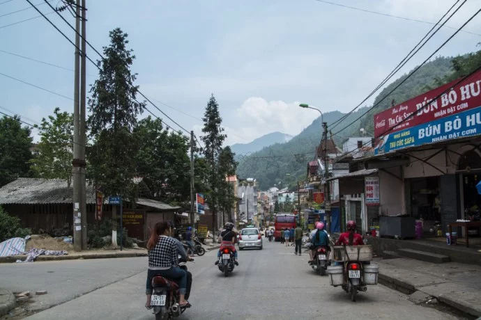 Sapa Lao Cai road Vietnam